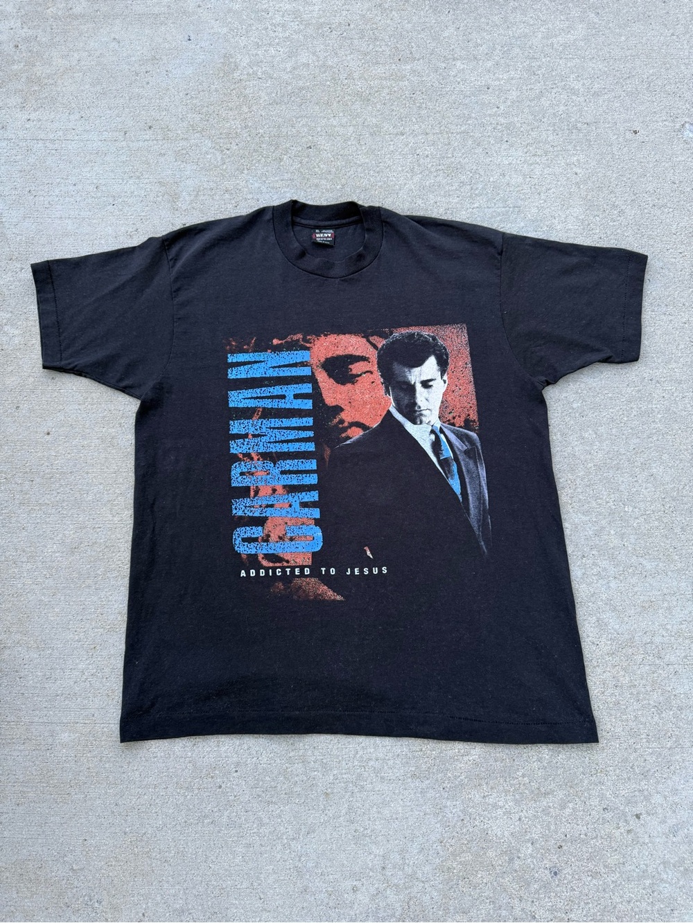 Vintage 1993 Carman Addicted To Jesus Tour Tee